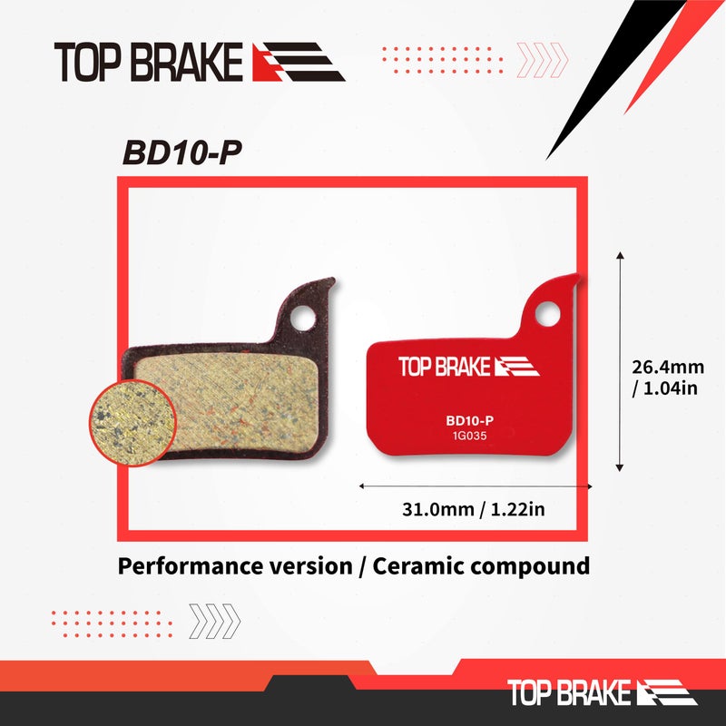 Top Brake وسادات فرامل قرص الفرامل العلوية لمستوى AVID SRAM TLM/Ultimate، Force 22/1، Red eTap HRD، Rival 1 / Rival 22، S700 B1، S900 HRD - Image 5